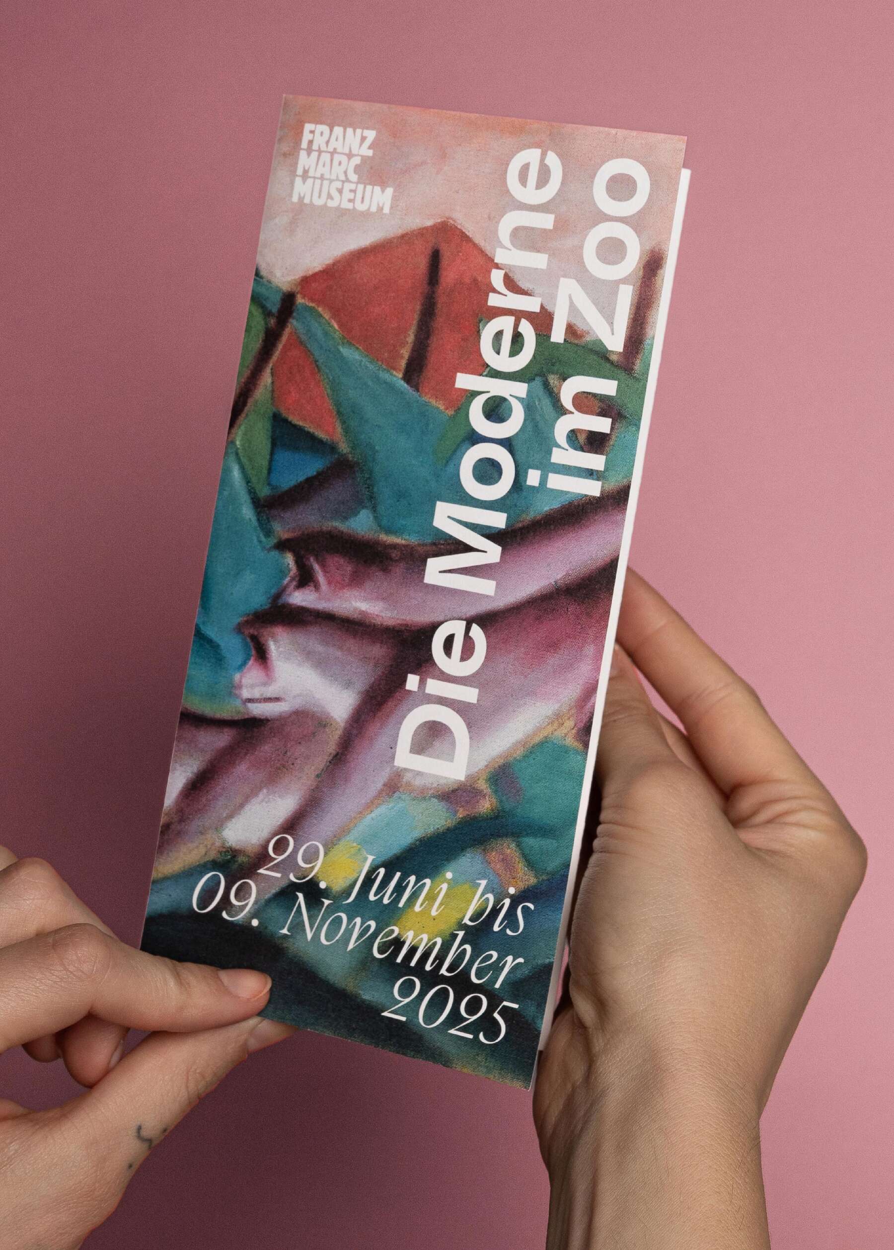 Franz Marc Museum – Flyer – Die Moderne im Zoo