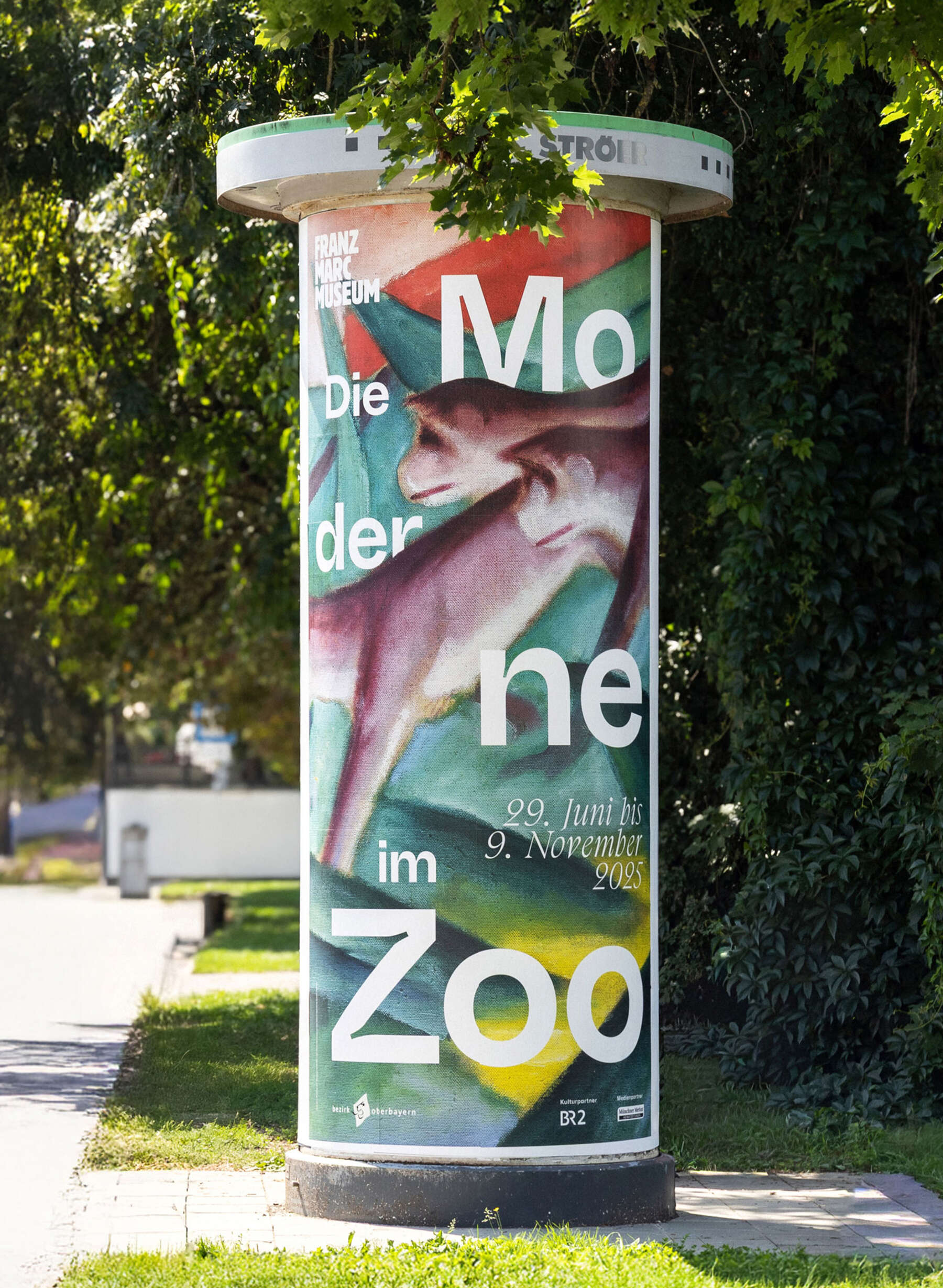 Franz Marc Museum – Ganzsäule – Die Moderne im Zoo