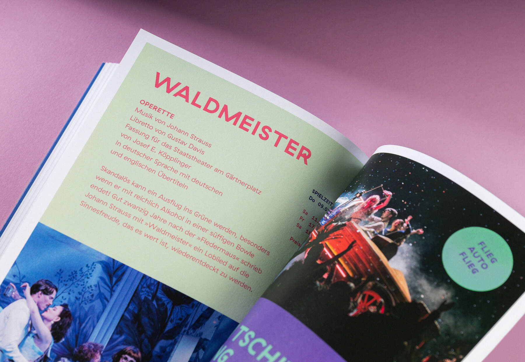 Gärtnerplatztheater – Spielzeitheft – Waldmeister