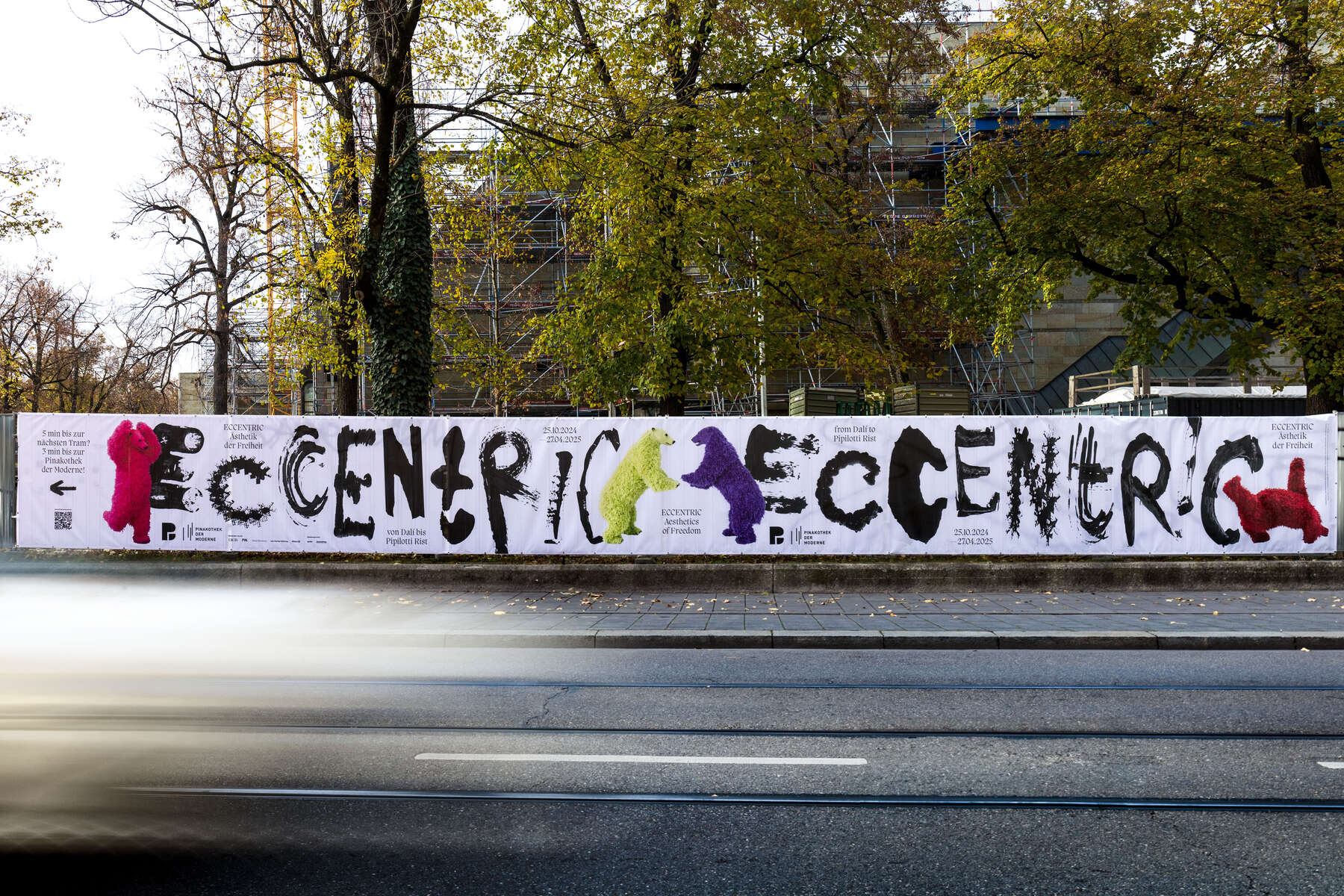 Eccentric – Pinakotheken – Bauzaun