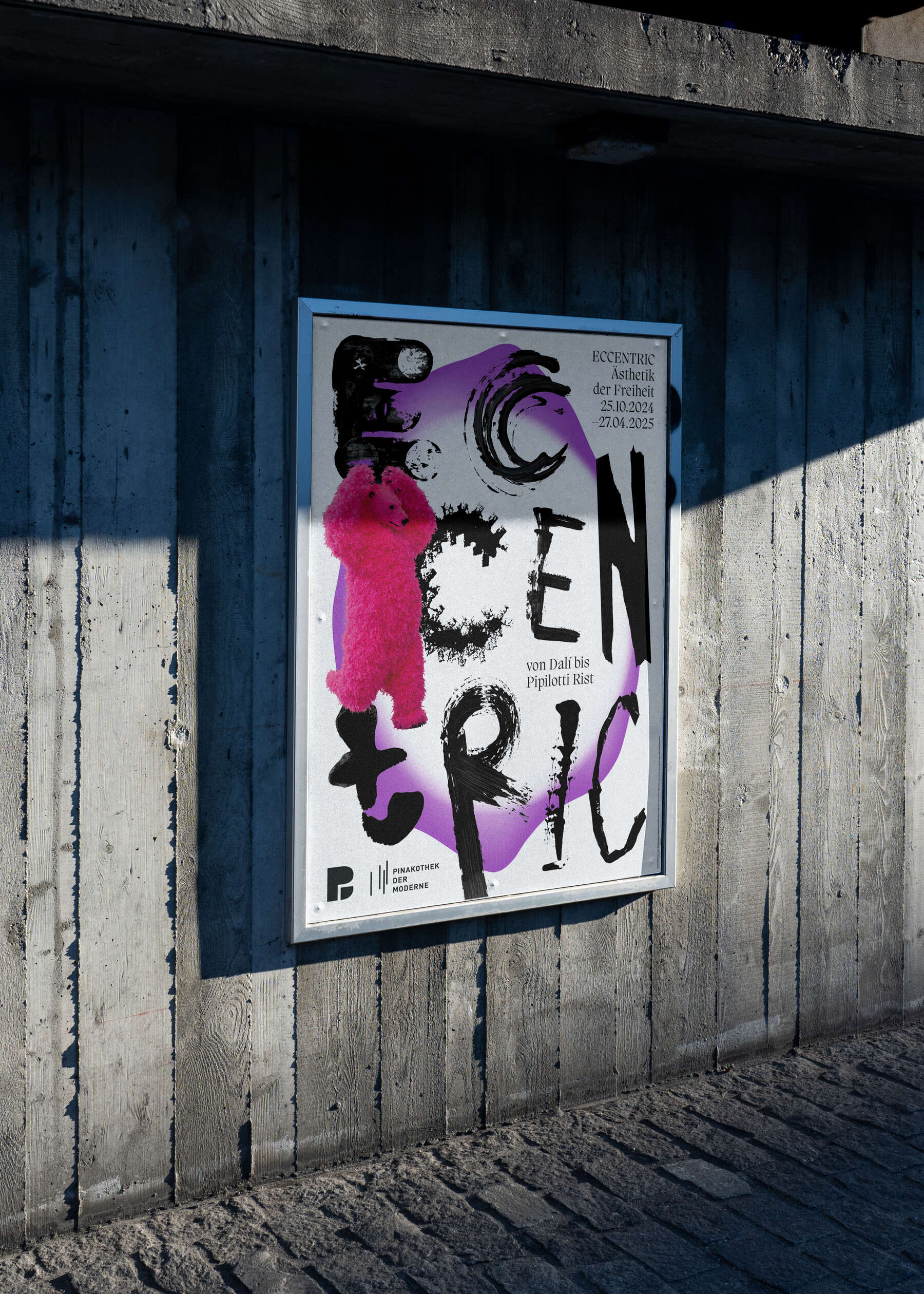 Eccentric – Pinakotheken – Plakat – Mauer