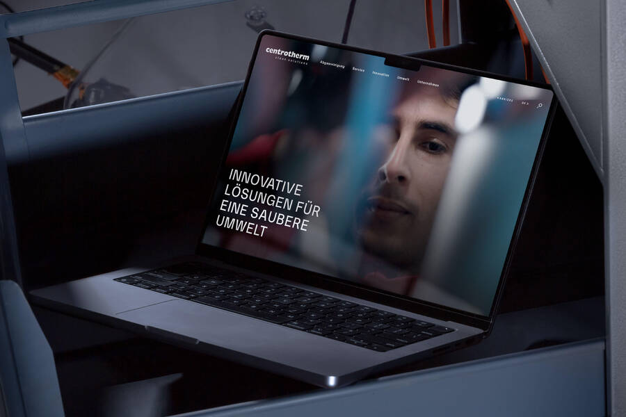 centrotherm cs – Website – Laptop